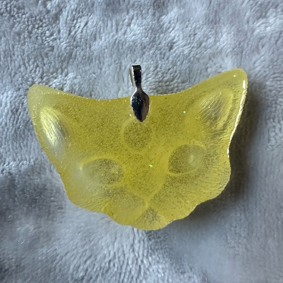 Handcrafted Moon Goddess Cat Necklace - Picture 3 of 5